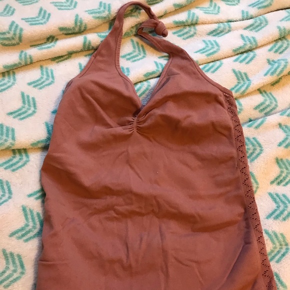 Peach Halter Neck Top - Picture 1 of 5